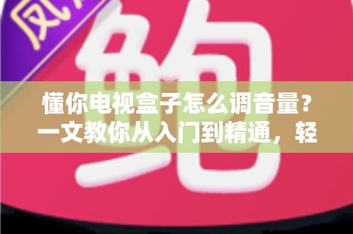 懂你电视盒子怎么调音量?一文教你从入门到精通,轻松搞定音效设置不踩坑 懂你电视盒子怎么调音量?一文教你从入门到精通,轻松搞定音效设置不踩坑