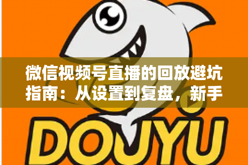 微信视频号直播的回放避坑指南：从设置到复盘，新手主播必修的实战攻略