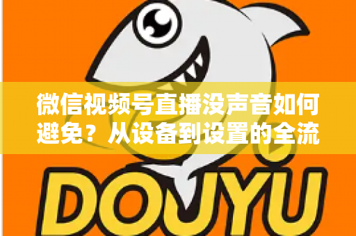 微信视频号直播没声音如何避免？从设备到设置的全流程静音预防实用指南