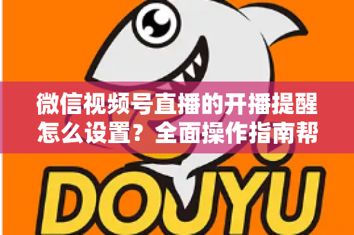 微信视频号直播的开播提醒怎么设置？全面操作指南帮你轻松不错过每一场精彩直播