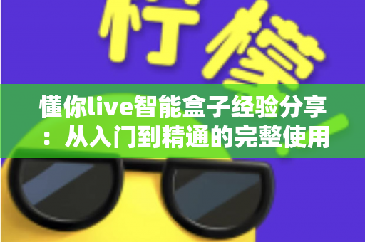 懂你live智能盒子经验分享：从入门到精通的完整使用心得与选购避坑指南
